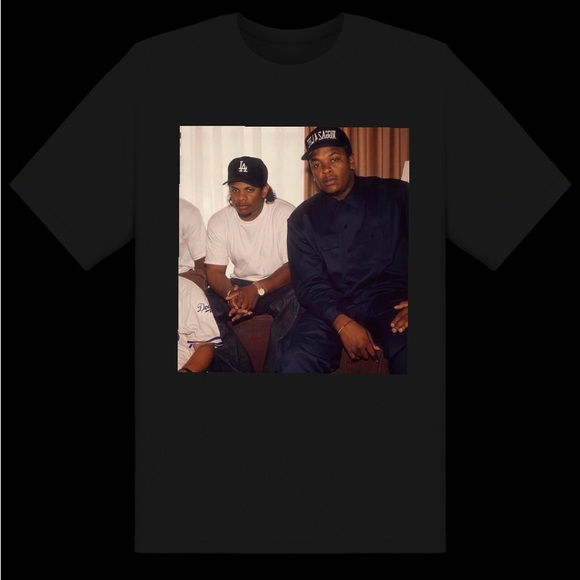 Other - Eazy E and Dr Dre graphic black tee.